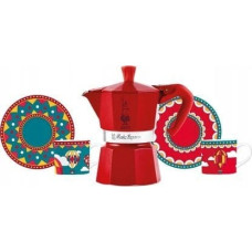 Bialetti Kawiarka Bialetti Bialetti MOKA EXPRESS 3TZ rossa + 2 Cups Winter Wonderland