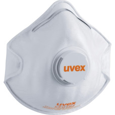 Uvex Respiratorius Uvex Silv-Air Classic 2210 FFP2, puodelio tipo su vožtuvu, baltas, 3 vnt mažmeninėje pakuotėje