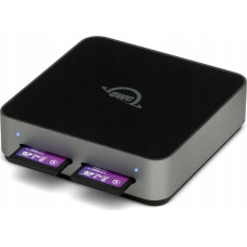 OWC Czytnik OWC Atlas Dual SD Card Reader: USB-C Dual-Slot SDXC UHS-II Card Reader