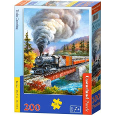 Castorland Puzzle 200 Train Crossing CASTOR