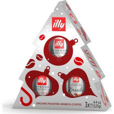 Illy Kawa mielona illy illy - Zestaw Christmas Tree - Kawa mielona 3 x 125g