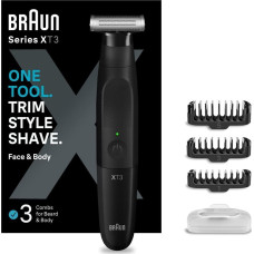 Braun Trymer Braun Trymer do brody Braun | Seria XT 3100 | Bezprzewodowy | Liczba stopni długości 3 | Czarny