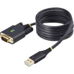 Startech 1P6FFCN-USB-SERIAL kabel równoległy Czarny 2 m USB Typu-A DB-9