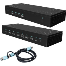 I-Tec CA5MONITORDOCKPD stacja dokująca Przewodowa USB 3.2 Gen 1 (3.1 Gen 1) Type-C Czarny