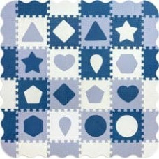 Qplay Milly Mally Mata piankowa puzzle Jolly 4x4 Shapes - Blue