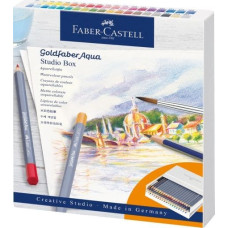 Faber-Castell Kredki Goldfaber Aqua 38 kol. + 2 ołówki + pędzel