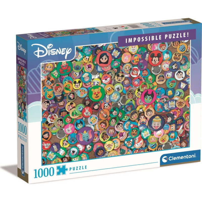 Clementoni Puzzle 1000 elementów Impossible Disney Classic