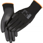 Noname OX-ON handske Black Flex - Finger Coated, str. 9