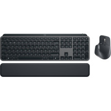 Logitech Klawiatura + mysz Logitech Logitech MX Keys S Combo klawiatura Dołączona myszka Biuro RF Wireless + Bluetooth Portugalski Grafitowy