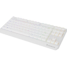 Genesis Klawiatura Genesis THOR 230 | Mechanical Gaming Keyboard | Wireless | US | White | 2.4 GHz, Bluetooth, USB | Outemu Red