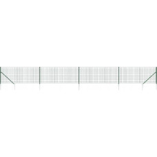 Vidaxl Ogrodzenie z siatki, z kotwami, zielone, 1x10 m Lumarko!