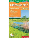 Demart Mazowieckie. Podróżownik mapa tur. 1:250 000