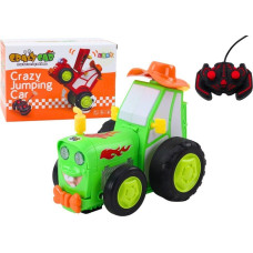 Leantoys Zdalnie Sterowany Skaczący Traktor R/C Zielony