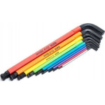 Sourcing SATA SET OF 9 COLORFUL 6-COLOR EXTRA-LONG METRIC L-KEY KEYS WITH BALL