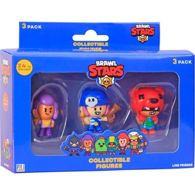 Brawl Stars Figurka BRAWL STARS BRAWL STARS - Zestaw 3 figurek