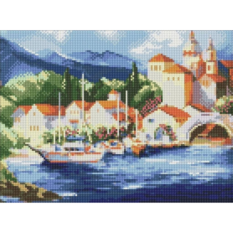 Norimpex Diamentowa mozaika - U podnóża gór 30x40cm