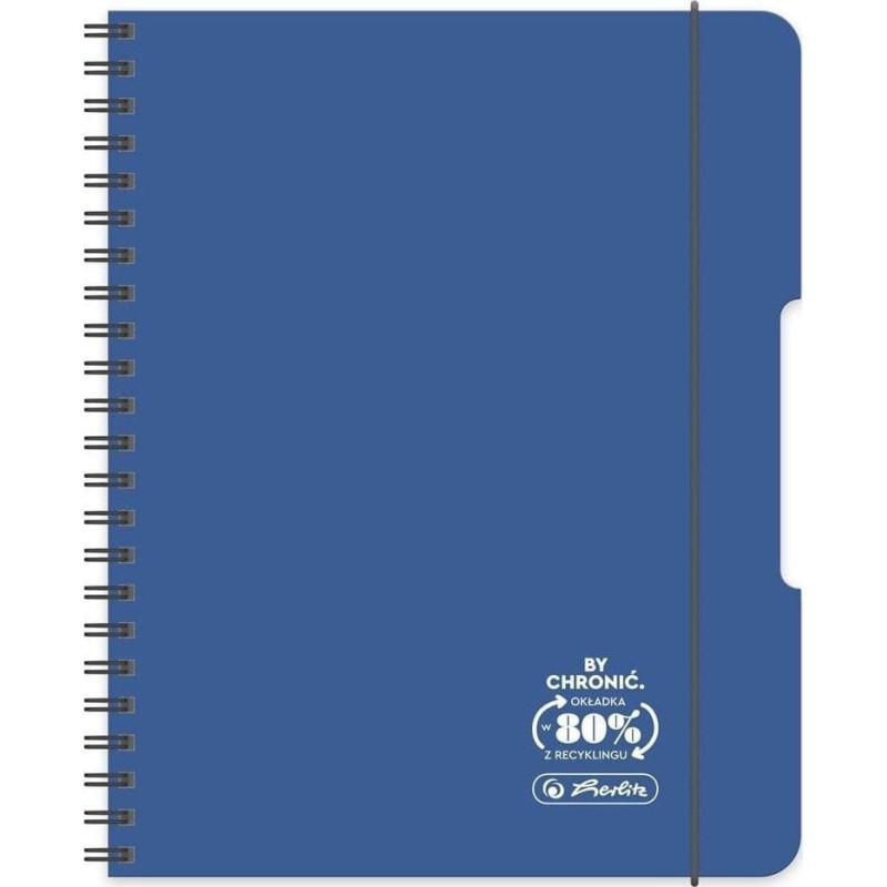 Herlitz Brulion na spirali A5/80K kratka Ocean (2szt)