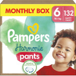 Pampers Pieluchomajtki Harmonie r. 6 EXLARGE 132 szt.