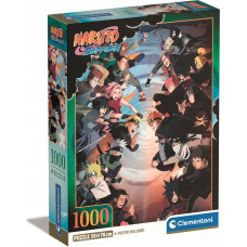 Clementoni Puzzle Compact Anime Naruto Shippuden 1000 elementów + plakat (39832)