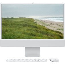 Apple iMac Z1EH 59,62cm 23,5Zoll Standardglas M4 10C CPU/10C GPU/16C N.E. 24GB 256GB SSD Gbit Eth MM MaKey TID DE Silber