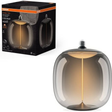 Ledvance OSRAM Vintage 1906 LED oval filament magnetic røgfarvet 400lm 12W/818 (35W) Ø250mm E27 dæmpbar