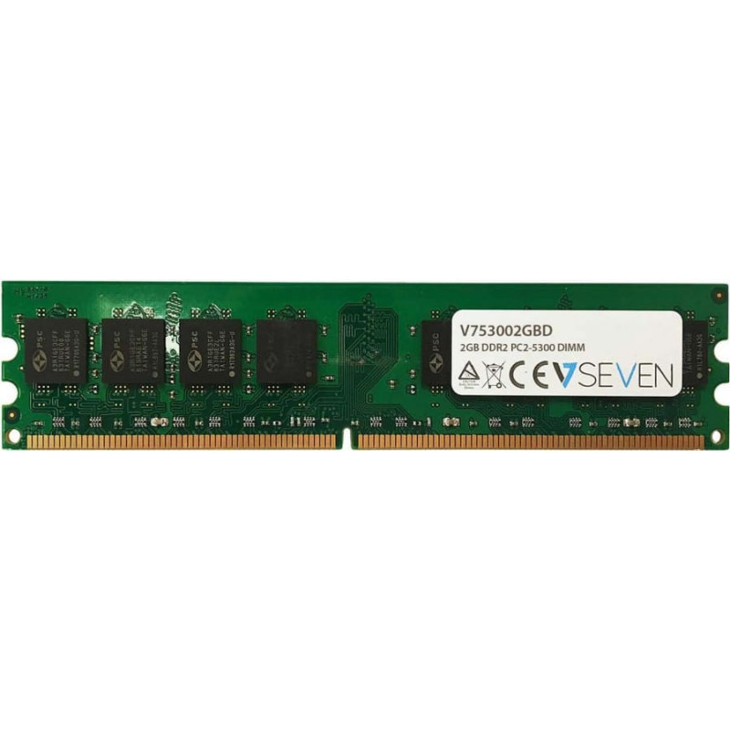 V7 Pamięć V7 DDR2, 2 GB, 667MHz, CL5 (V753002GBD)