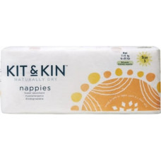 Kit And Kin Biodegradowalne Pieluszki Jednorazowe Maxi (7-11kg), Mix Wzorów, 34 szt. (KAK00020)