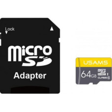 Usams Karta Usams MicroSDHC 64 GB Class 10 U1  (ZB119TF01)