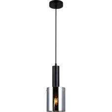 Italux Lampa wisząca Italux Lampa sufitowa dymiona do jadalni Italux Sardo PND-5581-1-BK+SG