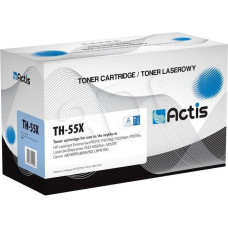 Actis TH-55X toner for HP printer; HP 55X CE255X, Canon CRG-724H replacement; Standard; 12500 pages; black