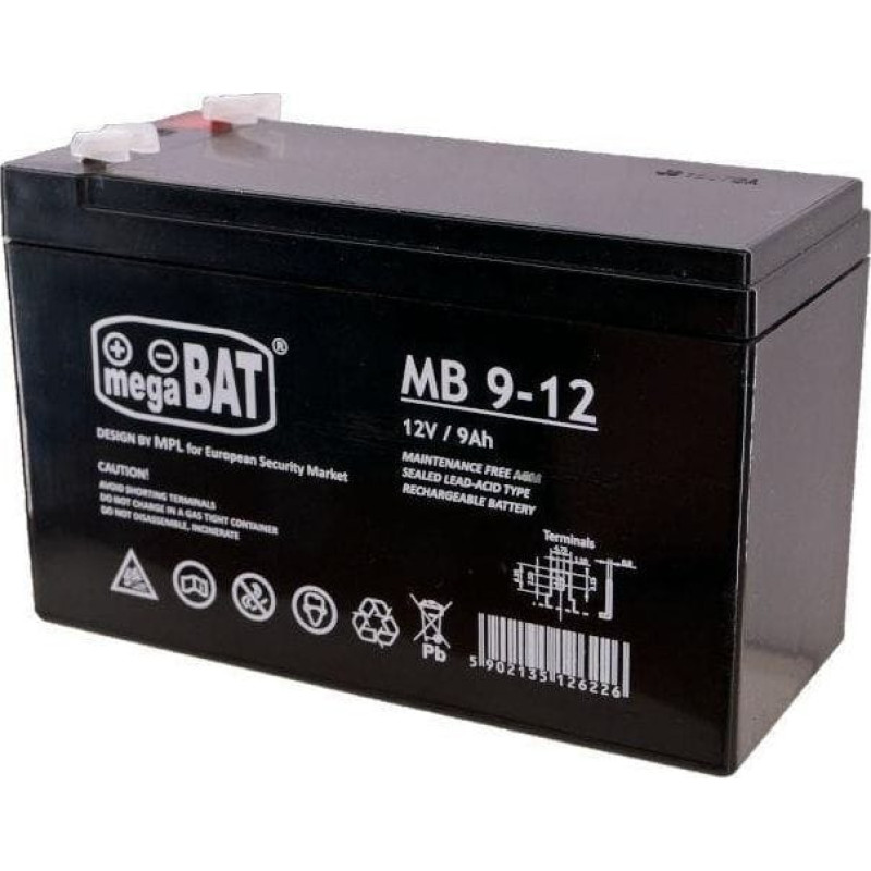 Mpl Power Akumulator 12V/9Ah (MB 9-12)