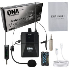 DNA Mikrofon DNA NAGŁOWNY MIKROFON BEZPRZEWODOWY BODYPACK + ODBIORNIK UHF 560-590 MHZ