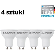 Blaupunkt Zestaw 4 sztuk - Blaupunkt Żarówki LED GU10 5W WW barwa biała ciepła