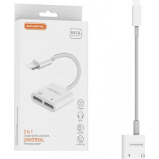 Somostel Adapter USB Somostel SMS-BZ05 Lightning - Lightning x2 Biały  (28265)