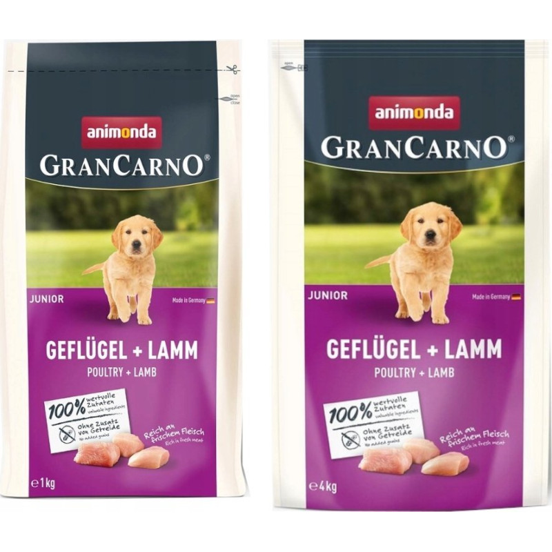 Animonda ANIMONDA Gran Carno Junior Poultry + Lamb 4kg