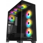 Rampage Obudowa Rampage Rampage Hydra V3 Obudowa PC 4x120mm wentylator RGB czarna