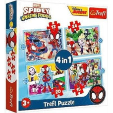 Trefl Puzzle 4w1 Ekipa Spidey'a TREFL