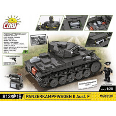 Cobi Klocki Czołg Panzerkampfwagen II 813 klocków