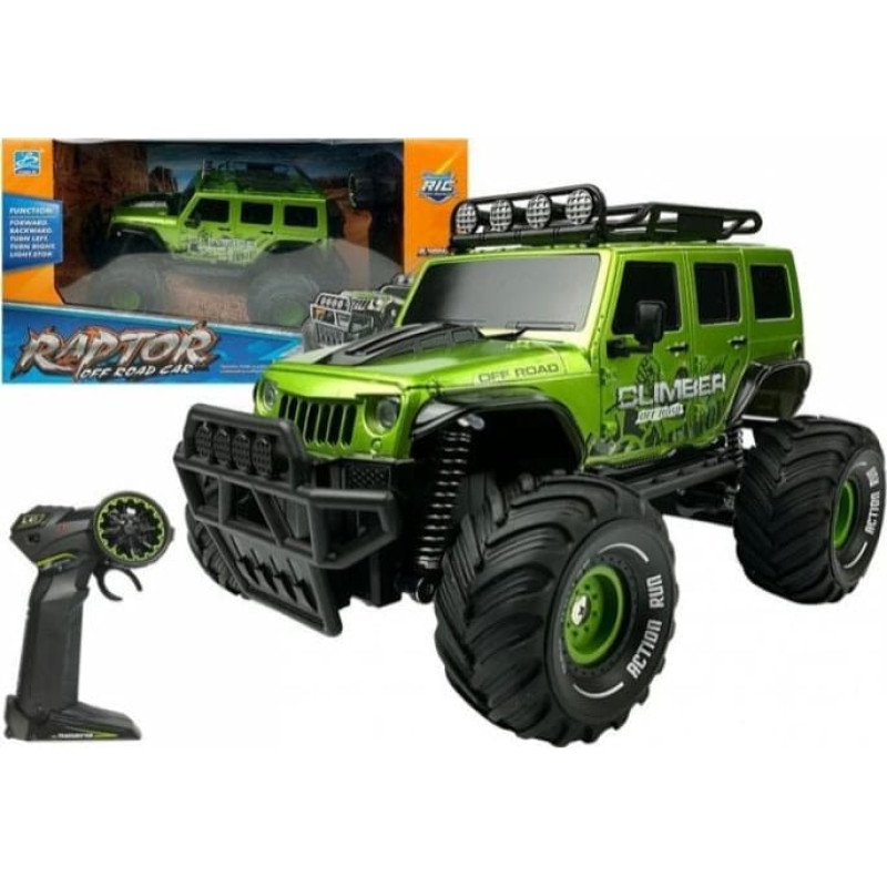 Lean Sport Auto Zdalnie Sterowane R/C Jeep Zielony 2.4G