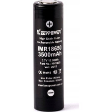 Allnet ALLNET IMR18650, Rechargeable battery, 3.7 V, 2 pc(s), 3500 mAh, Black, Silver, CE, RoHS