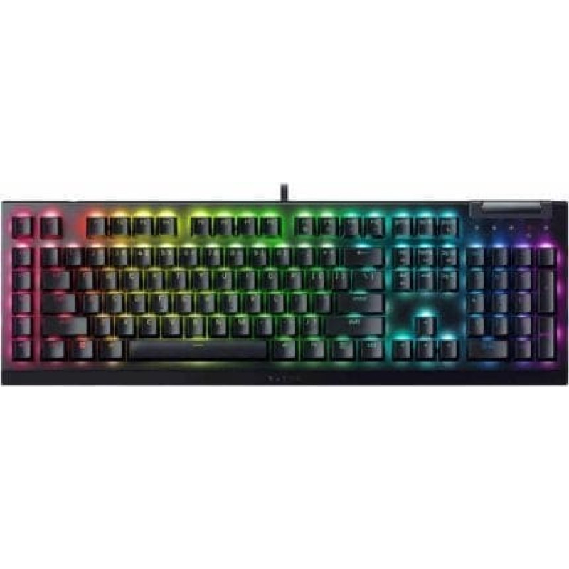 Razer Klawiatura Razer Razer | BlackWidow V4 X | RGB | Gaming keyboard | Wired | RU | Black | Yellow Switch