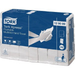 Tork Håndklædeark Tork H2 Advanced Flushable 2-lag Hvid,21 pk x 200 stk/krt