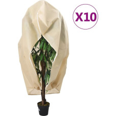 Vidaxl Kaptury ochronne z suwakiem, 10 szt., 70 g/m, 3,14x2,5 m