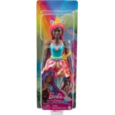 Triton Lalka Jednorożec czerwone włosy Barbie Dreamtopia Mattel