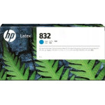 HP 832 1L Cyan Latex Ink