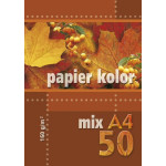 Kreska Papier ksero A4 160g mix kolorów 50 arkuszy