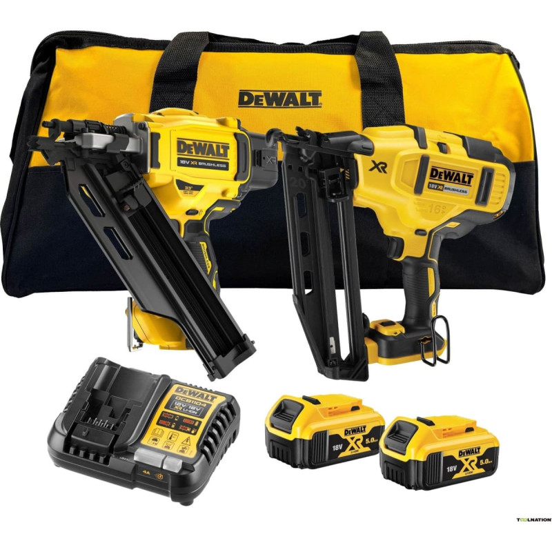 Dewalt Zestaw elektronarzędzi Dewalt DEWALT.COMBO KIT 18V DCK246P2 (DCN930 + DCN660) 2x5.0Ah BAG