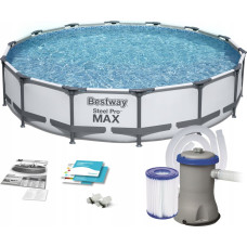 Bestway Swimming pool BESTWAY STEEL PRO MAX with accessories, 4.27m x 84cm, 56595