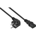 Alcasa Kabelmeister SK1430-S010 kabel zasilające Czarny 1 m IEC C14 IEC C13