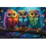 Castorland Puzzle 1000 Three Little Owls CASTOR